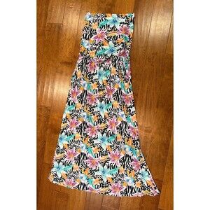Venus strapless floral vacation maxi dress size medium